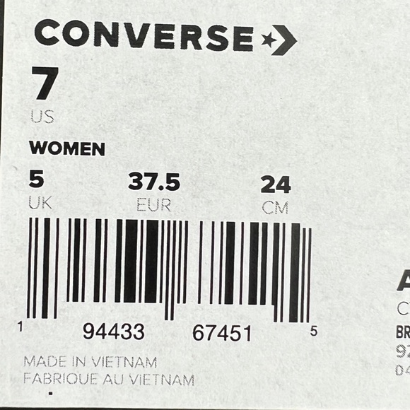 NWT Converse Chuck Taylor All Star Women’s Shoes - Picture 11 of 11